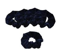 rockible Velvet Hair Bands - Pack of 5 in Deep Blue, 6 Pcs