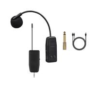 rockible Violin Mic Instrument Mic Condenser Clip Wire Less Instruments Mic for Band Performances Live Show, Short clip