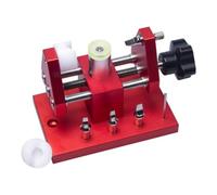 rockible Watch Case Opener Tool Watch Back Remover Bench Press With Adjustable Holder Red Alloy Steel Structure Nylon Pad Support Case Grip Suitable for professional benches hobby tables