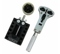 rockible Watch Repair Device Watch Tool Kit Watch Repair Kit Watch Maintenance Set with and Organized Zipper Case Suitable for Home Use Travel Beginners Professionals
