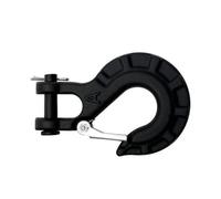 rockible Wear Resistant Clevis Grab Hook with Pin | Heavy Duty Alloy Steel, Winch Hook with Spring Latch, for Towing, off Roaders