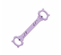 rockible Women Training Band Resistance Loop Band Exercise Strap Fitness With Silicone TPE Material Non Slip Handle Posture Improve Back Ease suitable for home office travel practice, Light Purple