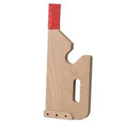 rockible Wooden Deadlift Barbell Holder Jack Thickened Lift Jack Weight Plate Loader Compact Weightlifting Accessory for Workout