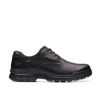 Clarks Rockie Walk Gtx Black leather Mens comfort shoes 7346-48H in a Plain Leather in Size 11