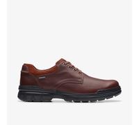 Clarks Rockie Walk Gtx Tan Leather Mens comfort shoes 7346-58H in a Plain Leather in Size 10