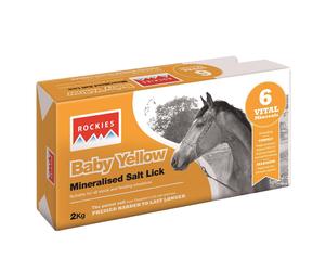 Rockies Baby Yellow Salt Lick - 2KG