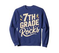 Rockin' 7th GRADE ROCKS First Day Music Teacher Game On Camp Sweatshirt