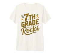Rockin' 7TH Grade Rocks First Day Singing Teacher My Besties Premium T-Shirt