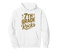 Rockin' 7TH GRADE ROCKS First Day Singing Teacher My Besties Pullover Hoodie