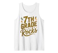 Rockin' 7TH Grade Rocks First Day Singing Teacher My Besties Tank Top
