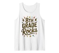 Rockin' 8TH Grade Rocks First Day Singing Teacher Team Tank Top