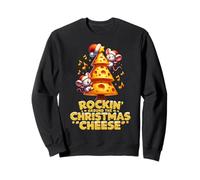 Rockin Around The Christmas Cheese Funny Cute Mice Sweatshirt