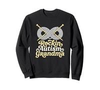 Rockin Autism Grandma Neurodiversity Advocate Sweatshirt