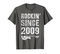 Rockin' Awesome Since 2009 Legendary Rockstar 16th Birthday T-Shirt