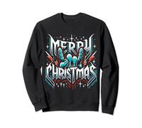Rockin' Christmas - Merry Christmas - Heavy Metal Holiday Sweatshirt