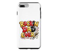 Rockin' Dad Ever Music Microphone Design Case for iPhone 7 Plus/8 Plus