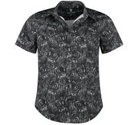Rockin' Gent shirt Night Owl Short-sleeved Shirt black M
