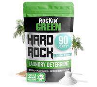 Rockin' Green | Hard Rock Natural Laundry Detergent Powder | AC/DSea Breeze | 45oz / 90 Loads - Perfect for Baby Clothes