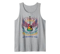 Rockin' I Rock The Spectrum Autism Mom Inclusive Rights Tank Top