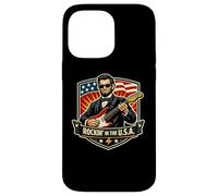 Rockin In The USA President Guitar American Independence Day Case for iPhone 14 Pro Max