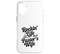 Rockin' Life as a Pastor's Wife Case for iPhone 16 Plus