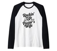 Rockin' Life as a Pastor's Wife Raglan Baseball Tee