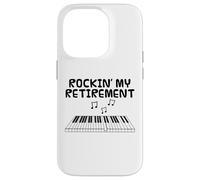 Rockin' My Retirement, Retired Pianist Music Teacher Case for iPhone 14 Pro