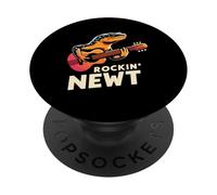 Rockin' Newt Guitar Vibes Music Fun PopSockets Adhesive PopGrip