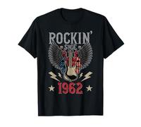 Rockin Since 1962 t shirts Rock N Roll Lovers 60th Birthday T-Shirt