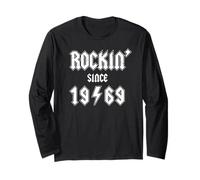 rockin' since 1969, gen x boomer rocker celebrate birth year Long Sleeve T-Shirt