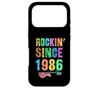 Rockin' Since 1986 Vintage Rockstar 40th Birthday Mom Dad 40 Case for iPhone 17 Pro
