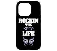 Rockin The Keto Life Low Carb Diet Fitness Case for iPhone 15 Pro