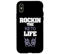 Rockin The Keto Life Low Carb Diet Fitness Case for iPhone X/XS