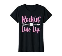Rockin' The Line Life - Lineman's Wife T-Shirt