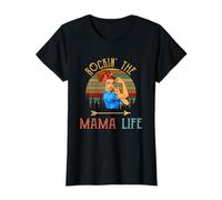 Rockin' The Mama Mom Life Cute Flower for Mama T-Shirt