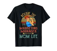 Rockin' The Marketing Manager Mom Life Cute Funny T-Shirt