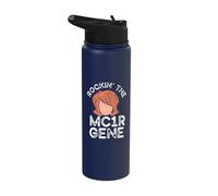Rockin The mc1r Gene - Red Hair Red Head Redhead Stainless Steel Insulated Water Bottle