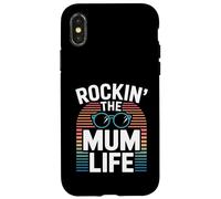 Rockin The Mum Life Funny Mum Life Mothers Day Case for iPhone X/XS