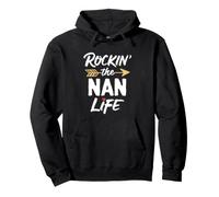 Rockin' The Nan Life Cute Rocking Cool Pullover Hoodie