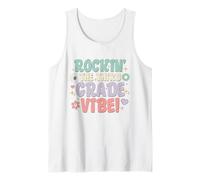 Rockin The Third Grade Vibe Back to School Tank Top