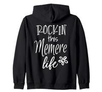 Rockin This Memere Life Cute French Grandmother Zip Hoodie