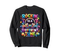 Rockin' to A Different Tune Autistic Autism Gamer Boys Sweatshirt