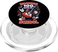 Rocking 100th Days Of School Guitar Music Lover Teacher Kids PopSockets PopGrip for MagSafe
