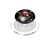 Rocking and Beating Heart Costume for Drums Lovers PopSockets PopGrip for MagSafe