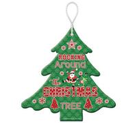 Rocking Around The Christmas Tree Hanging Plaque