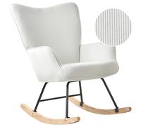 Rocking Chair ARSET Corduroy Off-White
