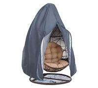 Rocking Chair Cover with Drawstring, Universal Egg Hanging Chair Cover for the Garden, Waterproof, Dustproof, Hanging Chair Cover (Colour: Grey, Size: 231 x 200 cm)