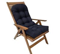 Rocking Chair Cushion,Patio Rocker Chairs Replacement Cushion with Ties High Back Wicker Chair Cushions Lounge Chairs Seat Cushions for Outdoor Porch Garden（Exclude Chairs