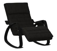 Rocking Chair Garden Lounge Chair Outdoor Accent Reclining Chair Fabric vidaXL