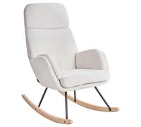 Rocking Chair KVELIA Fabric Off-White